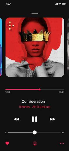 Music Player style iOS 14 screenshot 1