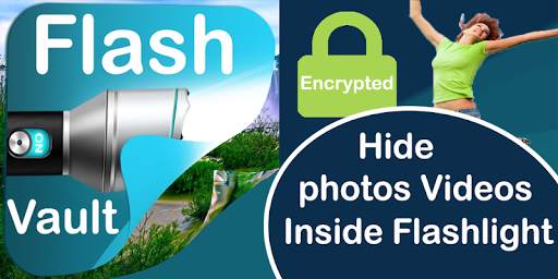Flashlight Gallery Vault |Torch Vault Hide screenshot 1