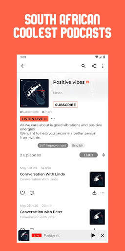 Mamela FM: Live Conversations, Sports & Podcasts screenshot 4