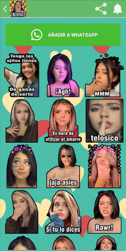 Stickers de TikTokers WastickerApps screenshot 2