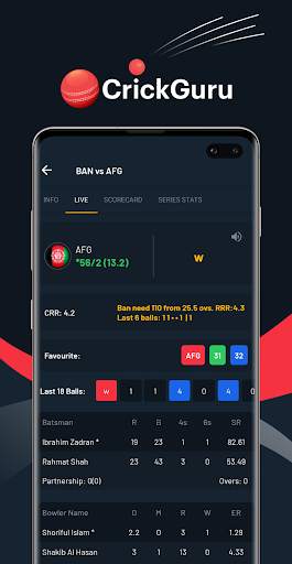 CrickGuru - Cricket Live Score screenshot 4