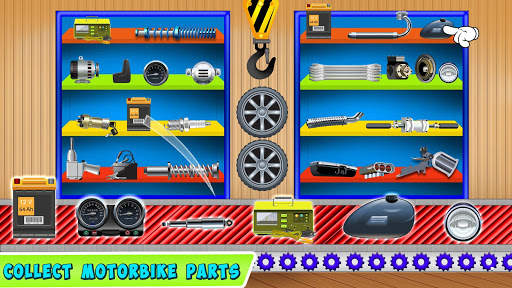 Pabrik pembuat sepeda motor: merakit & memperbaiki screenshot 4