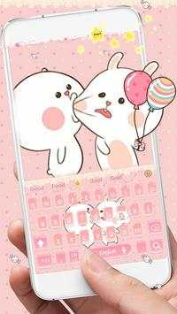 Cute Rabbit Keyboard screenshot 2