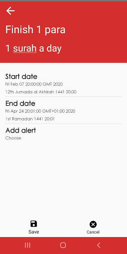 Islamic Hijri Calendar screenshot 2