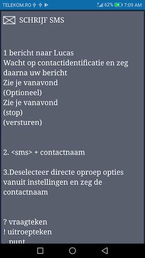 Stembediening screenshot 3