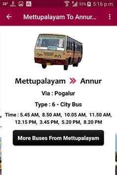 Mettupalayam Bus Info screenshot 6