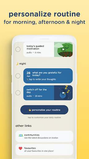 Evolve: Self-Care & Meditation screenshot 2