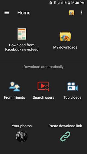 FaceLoader - Download videos photos for Facebook स्क्रीनशॉट 2