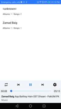 Zee Music Player screenshot 1
