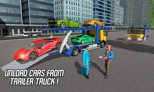 Cargo Airplane: Car Transporter Truck Driving Game screenshot 4