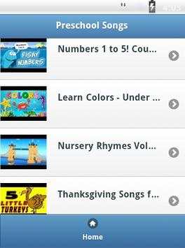Preschool Kids Songs 1 تصوير الشاشة