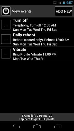 Power Schedule screenshot 3