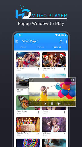 HD Video Player All Format – Sax Video Player 4 تصوير الشاشة