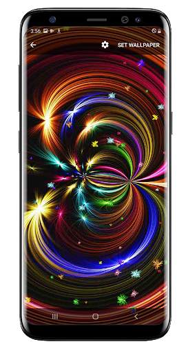 Amazing spark live wallpaper screenshot 2