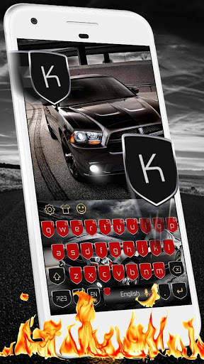 Racing Car Keyboard Theme screenshot 2