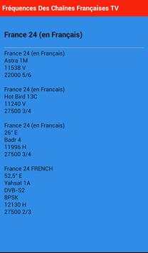 Frequency of French TV channel screenshot 6