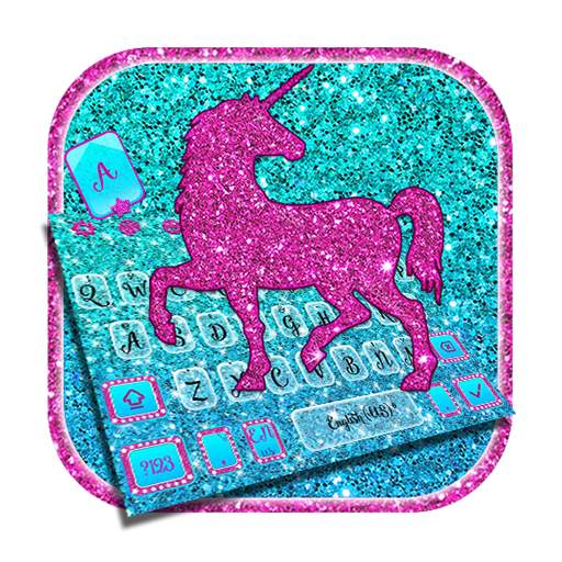 Glistening Unicorn Keyboard 10001006