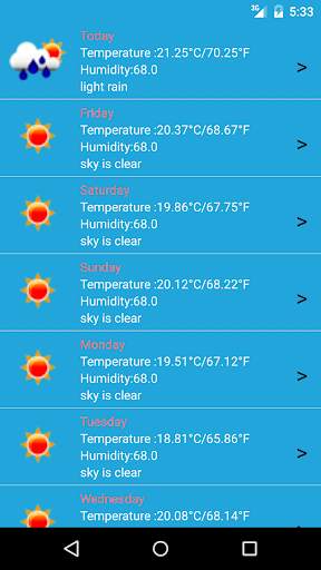 Weather 24*7 скриншот 2