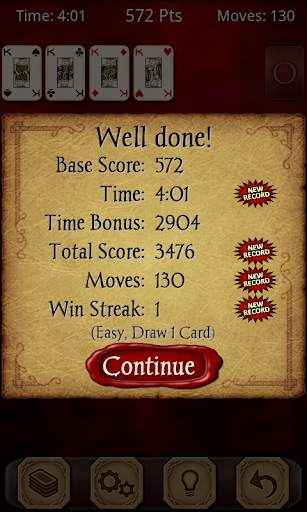 Solitaire screenshot 3