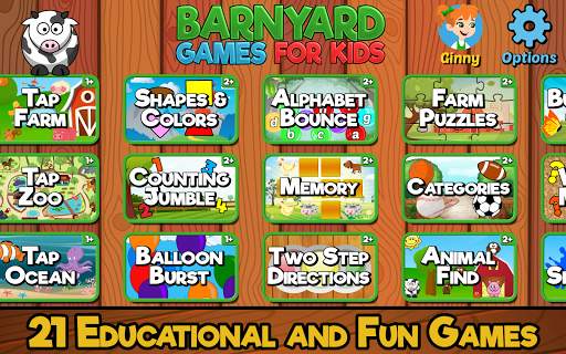 Barnyard Games For Kids (School Edition) screenshot 1