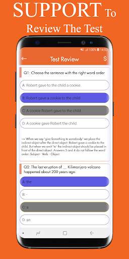 English Grammar Test 2022 скриншот 7