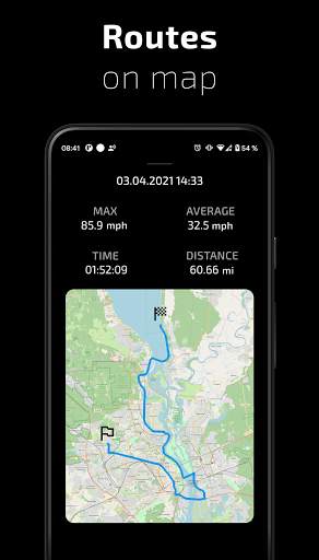 Speedometer and distance screenshot 2