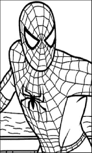 spider hero coloring 1 تصوير الشاشة