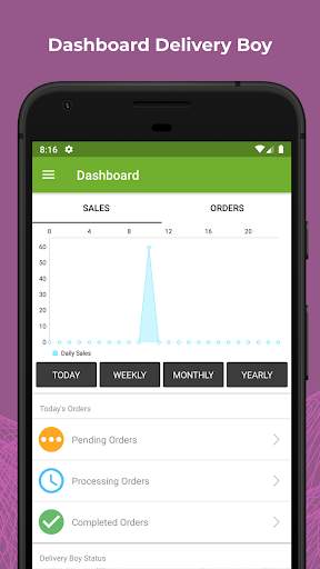 Delivery Boy Mobile Application for WooCommerce screenshot 6