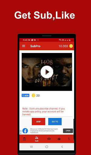 SubPro - Sub4Sub - View Like & Sub for Video screenshot 3