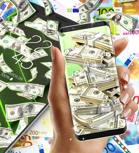 Falling money live wallpaper screenshot 3