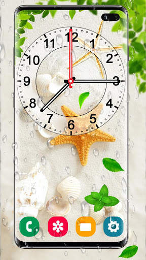 Luxury Analog Clock Live Wallpaper 2021: HD screenshot 4