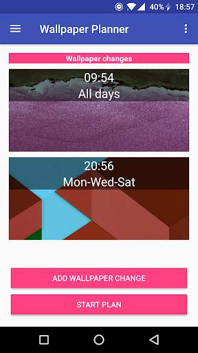 Auto Wallpaper Changer - Wallpaper Planner screenshot 1