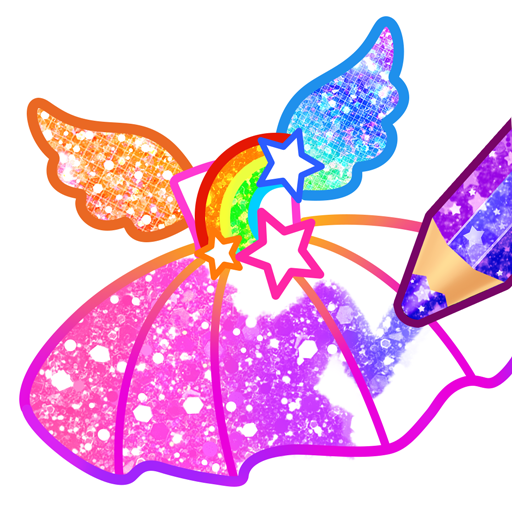 Coloring Glitter Princess icon