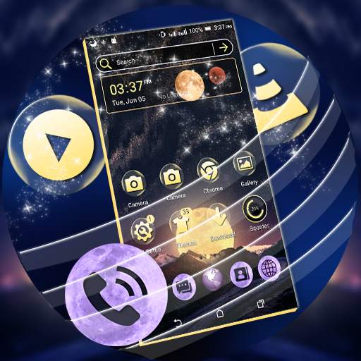 Full Moon Launcher Theme 4.3