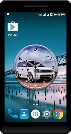 Cars Clock Live Wallpaper screenshot 4