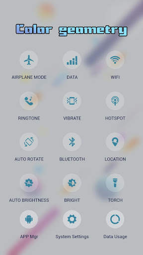 Color Geometry APUS Launcher theme screenshot 3