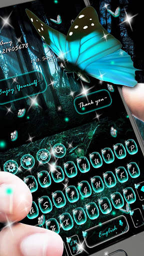 Burtterfly Forest Keyboard स्क्रीनशॉट 2