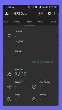 GPS Data app скриншот 3