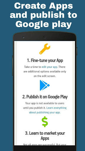 Create Free Android Apps and Games-Without Coding screenshot 5