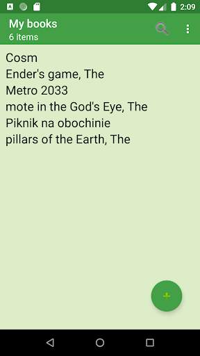 My books screenshot 2