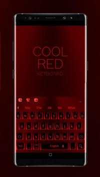 Cool Red Black Keyboard screenshot 2