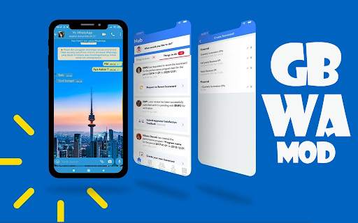 GBWhats Pro Version - GB WA Mod Blue Terbaru screenshot 1