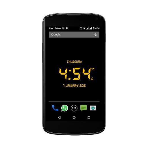 Free LED Digital Clock LWP screenshot 7