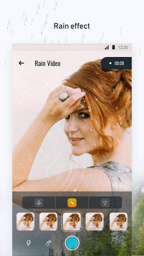Rain Video Effect Camera скриншот 2