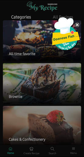 Samsung My Recipe screenshot 2