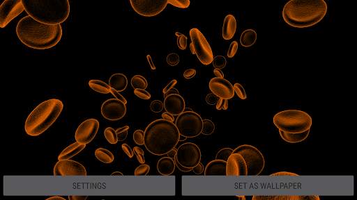 Blood Cells Particles 3D Parallax Live Wallpaper screenshot 15