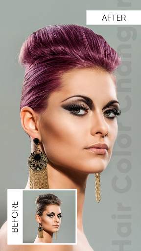 Hair Color Changer 1 تصوير الشاشة
