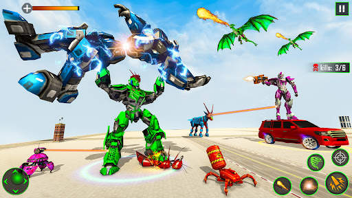 Goat Robot Car Game Robot Game screenshot 4