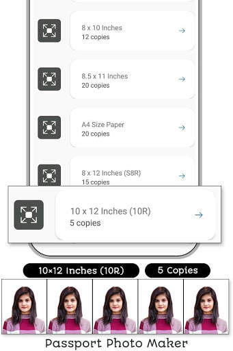 Passport Size Photo Maker with Background Changer 5 تصوير الشاشة