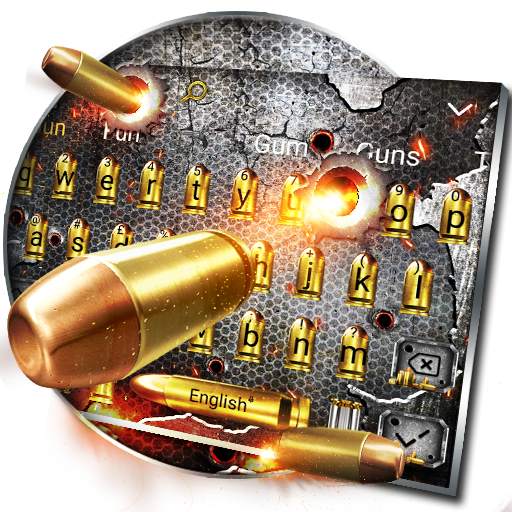 Cool Gunnery Bullet Keyboard 10001002